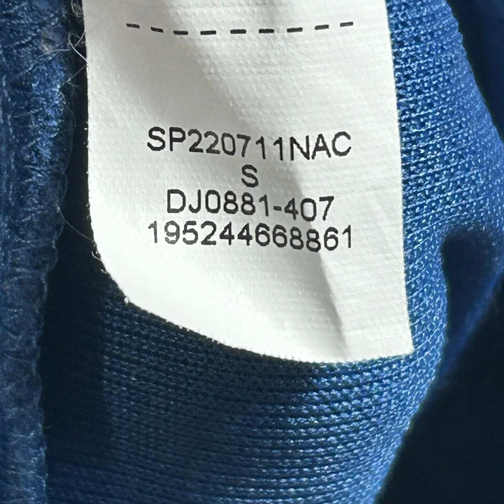Jordan‎ Sweatpants Mens Small Blue Fleece Elastic Waist Athletic DJ0881-407